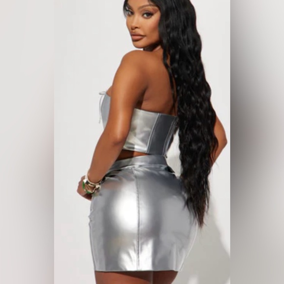 Fashion nova slay the night skirt set - Picture 2 of 6